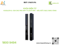 Khóa điện tử Kassler KL-538 CNC Pro App TTLock Wifi - Nâu Đất/ Bạc/ Đen/ Vàng